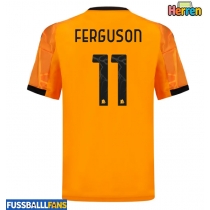 AS Roma Evan Ferguson #11 Auswärtstrikot 2025-26 Kurzarm
